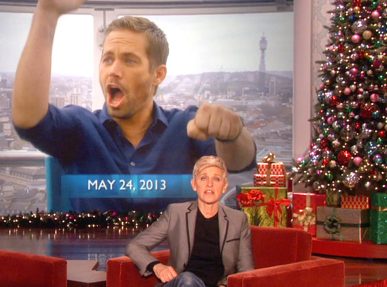 Ellen DeGeneres Show, Paul Walker Ellen DeGeneres Show, Paul Walker